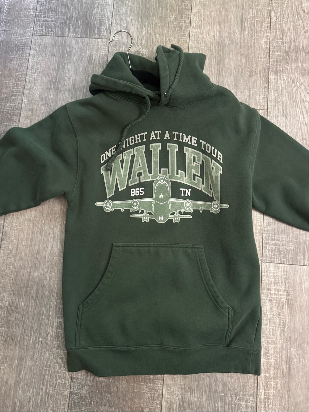 'One Night at a Time' 2023 Morgan Wallen Tour Hoodie - Dark Green